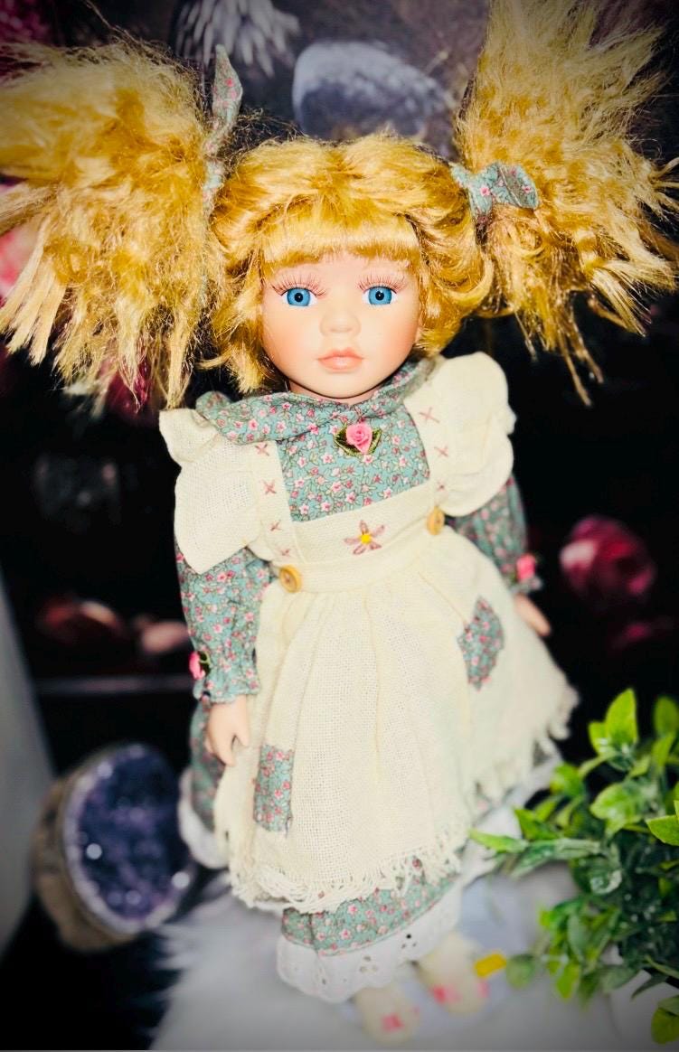 Haunted Doll Madeline- Blue Avian Star Seed- Very Active Intergalactic Being