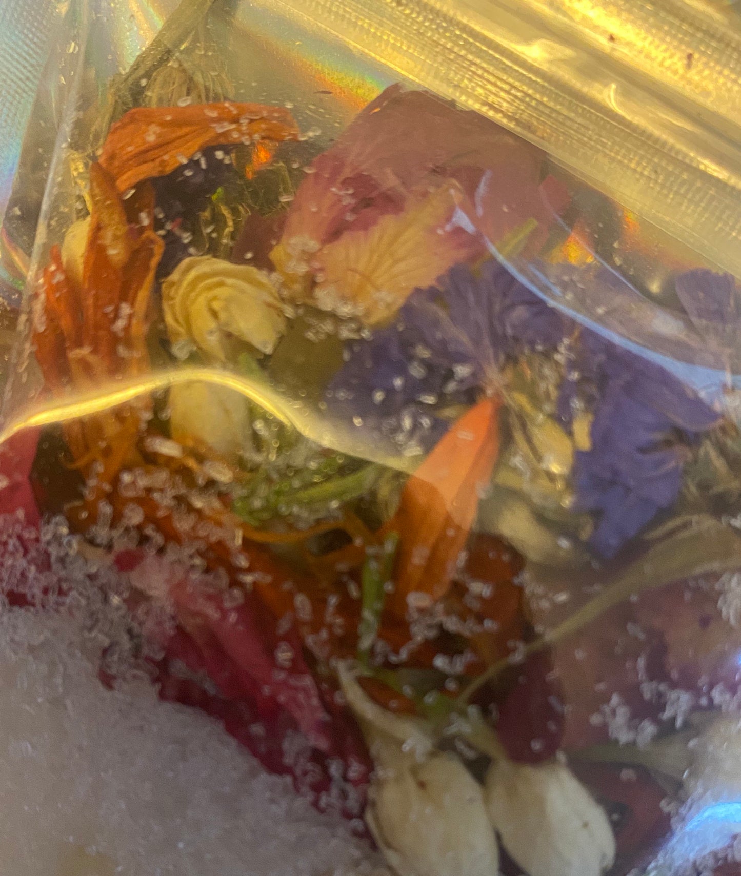 3 4oz Spiritual Bath Salts! Energy Cleanse! Intention Bath! Aura Cleanse! Manifestation Bath! Love Bath Soak! Abundance Bath salts!