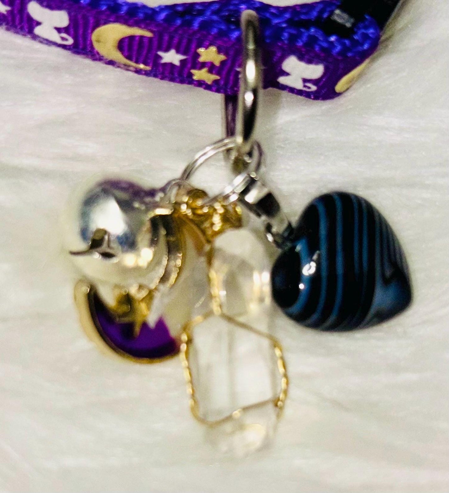 Magical Pet Collars - Protection - Positive Energy - Mindful Cat & Dog Star and Moon Collars