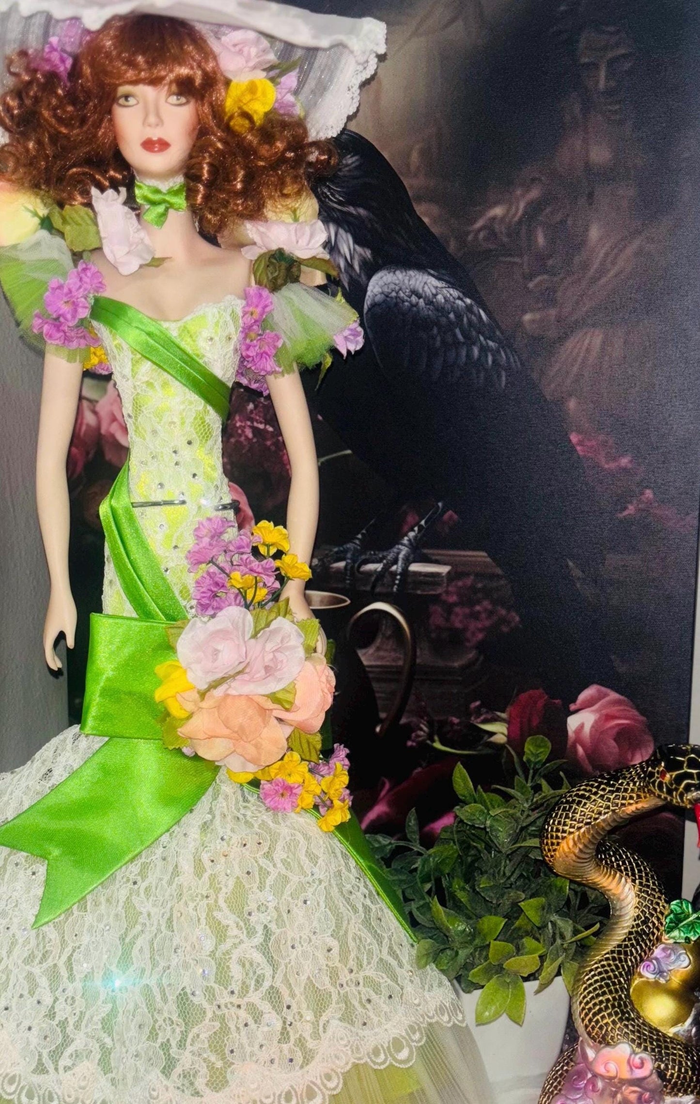 Haunted Doll Lapis- Gorgon Spirit- Kundalini - Serpent Energy