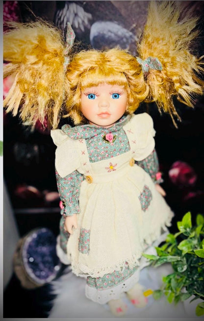 Haunted Doll Madeline- Blue Avian Star Seed- Very Active Intergalactic Being