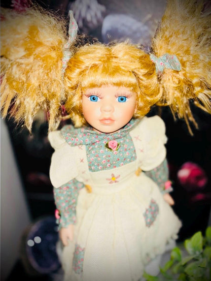 Haunted Doll Madeline- Blue Avian Star Seed- Very Active Intergalactic Being