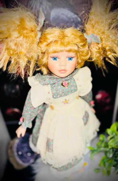 Haunted Doll Madeline- Blue Avian Star Seed- Very Active Intergalactic Being