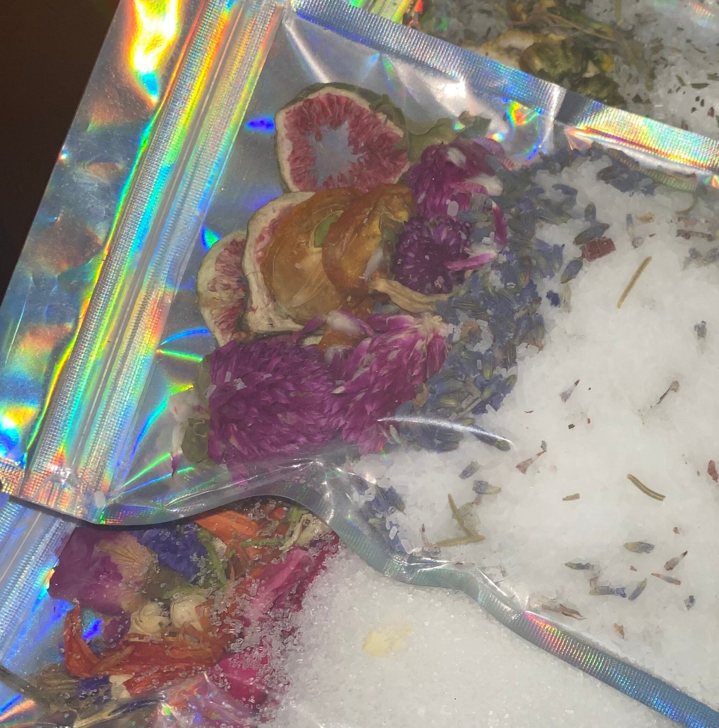 3 4oz Spiritual Bath Salts! Energy Cleanse! Intention Bath! Aura Cleanse! Manifestation Bath! Love Bath Soak! Abundance Bath salts!