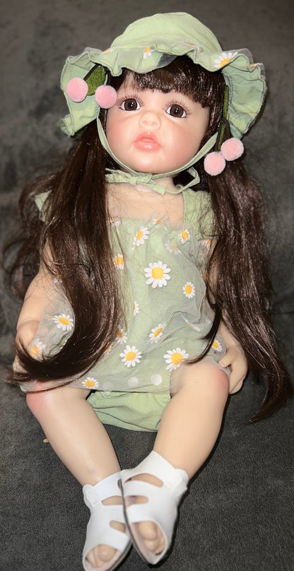 Haunted Dolls child Carli. Realistic baby doll. Positive Energy. Reborn